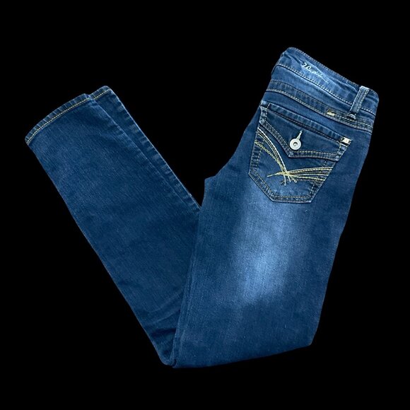 Medium Wash Skinny Jeans - Picture 1 of 3